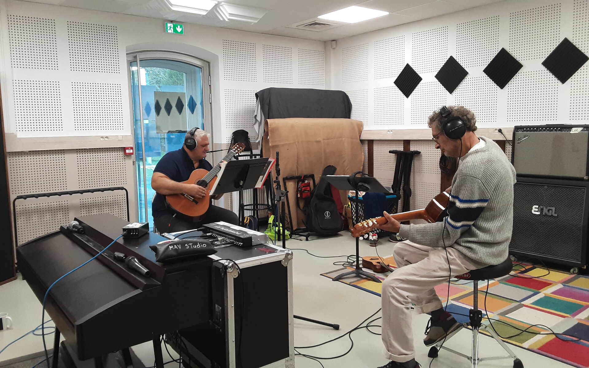 JC et Domi au studio